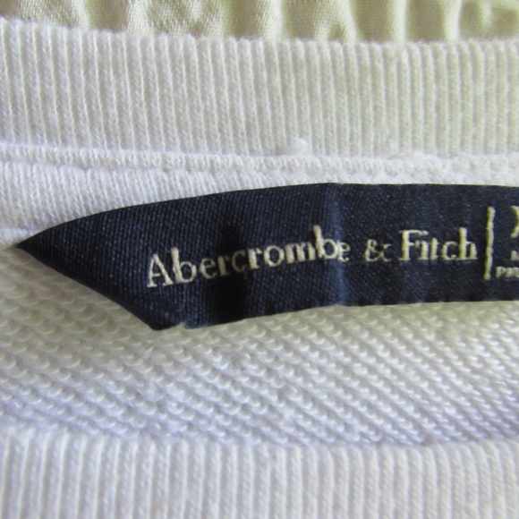 Abercrombie & Fitch Y2K Rainbow Sweatshirt Size XXS Cropped Crewneck - Picture 3 of 8
